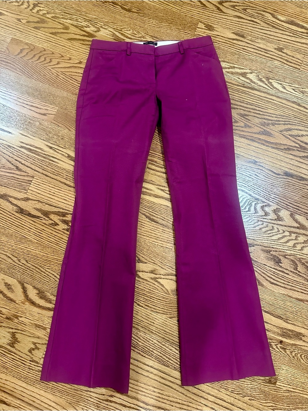 The Limited Magenta Slim Bootcut Pants